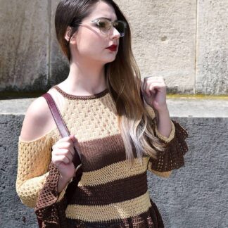 Háčkovaný pulóver